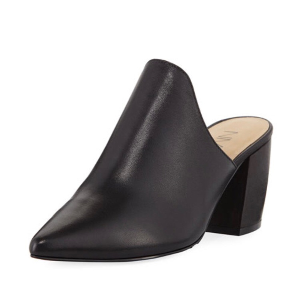 Neiman Marcus Black mules / heels